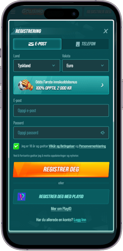 Golisimo Casino Registrering